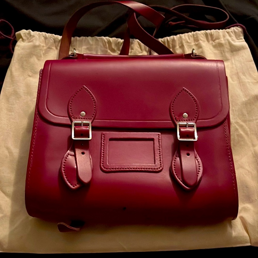 Red Cambridge Satchel Company Backpack